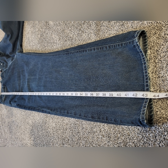 Levi's The Original Jeans Blue Denim Loose Straight 569 W40 L32 - Picture 6 of 13